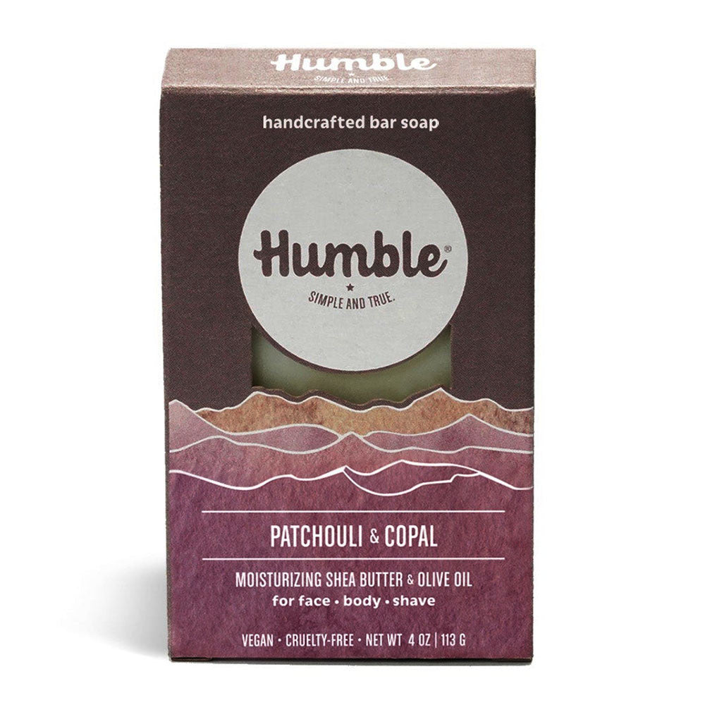Humble Moisturizing Bar Soap, Patchouli And Copal, 4 Oz